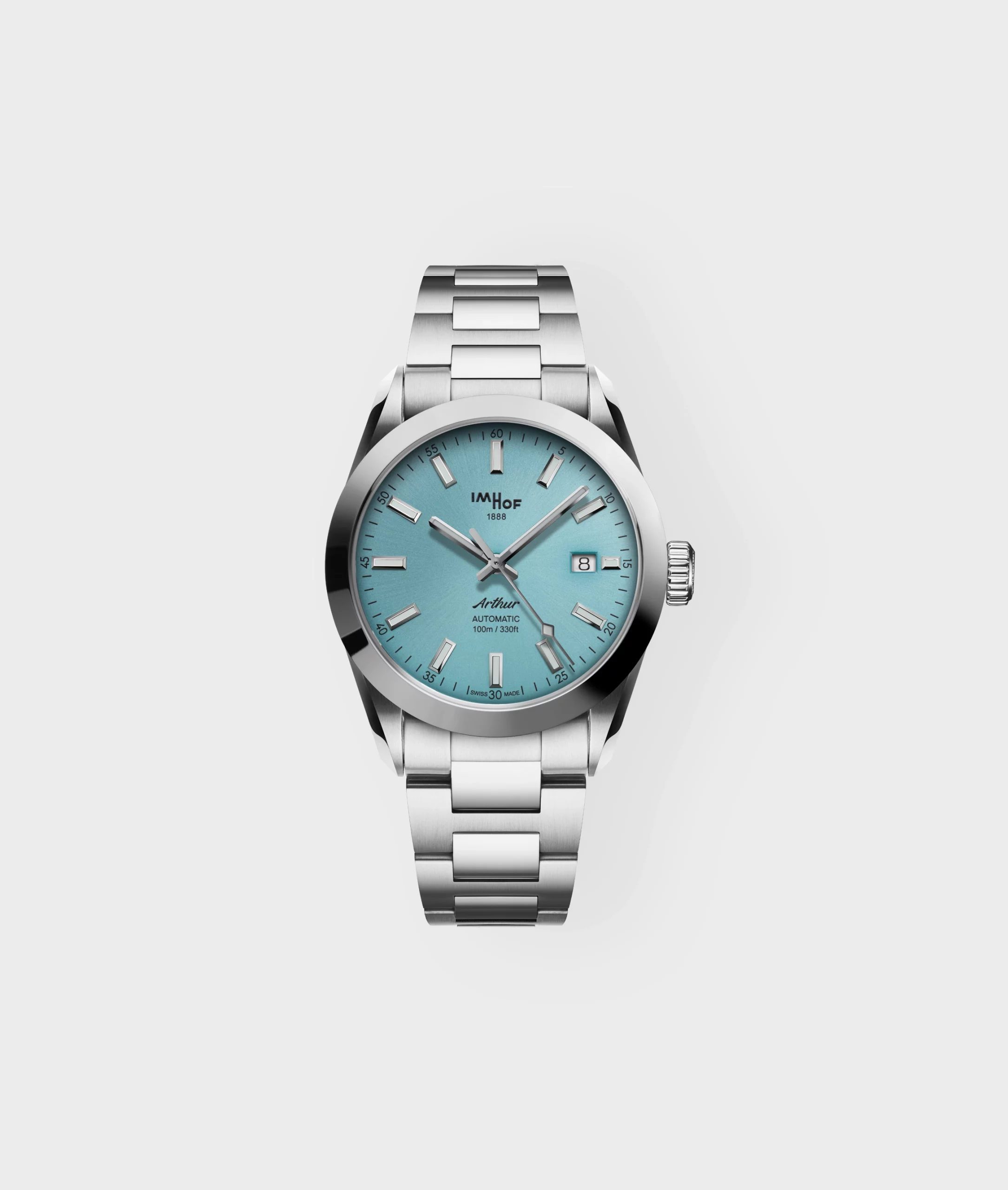 Arthur, Glacier blue color, Sun dial