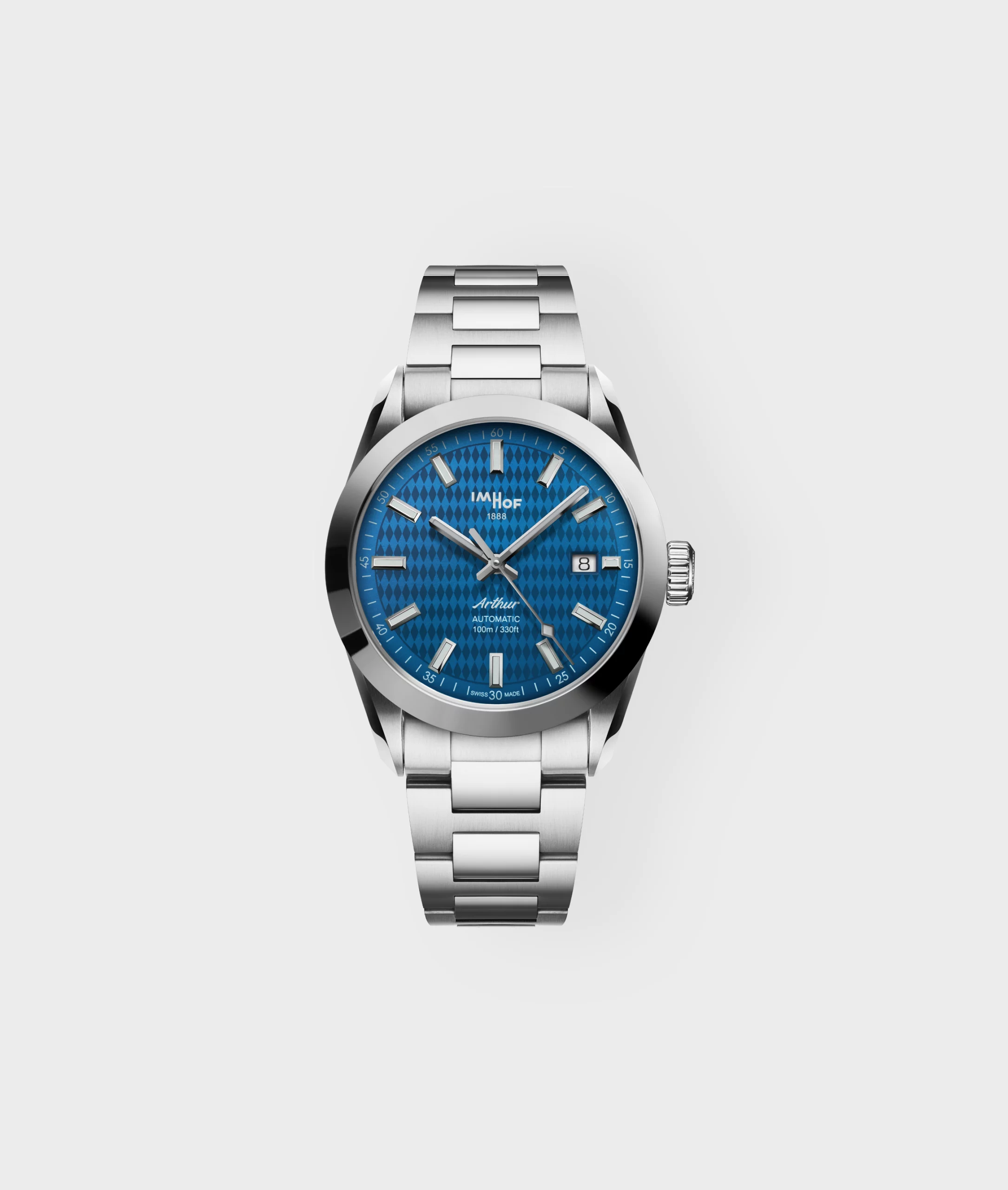 Arthur, Night Azure color, Pattern dial